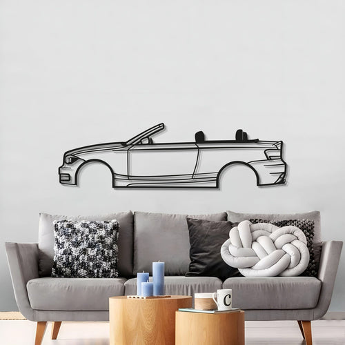 2009 E88 Convertible Metal Car Wall Art - MT0385