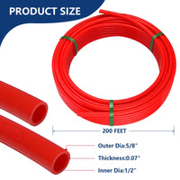 1/2" 200ft PEX-B Pipe (Red & Cutter) Plumbingsell