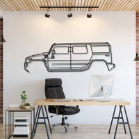 2010 H2 Metal Car Wall Art - MT0404