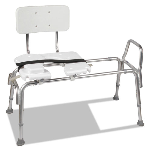 DMI® Heavy-Duty Sliding Transfer Bench with Cut-Out Seat