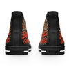 Bad Ass Service Womens Black High Top Sneakers