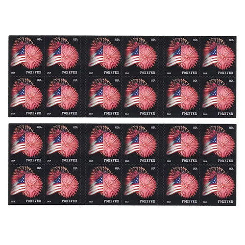 2014 Star-Spangled Banner Forever Postage Stamps Booklet - 100 Count