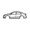 2017 RS3 Metal Car Wall Art - MT0602