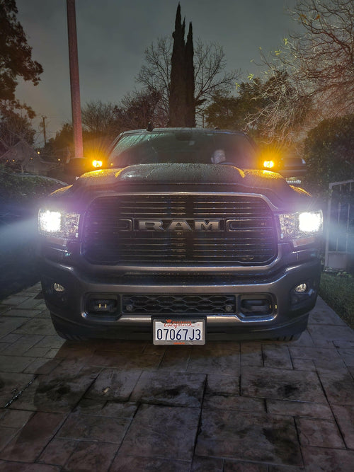 2019-2024 RAM 2500/3500 Hood Mount/Ditch Lights/Pillars M&R Automotive