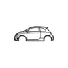 2019 595 Abarth Metal Car Wall Art - MT0643