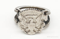 Vintage US Eagle Coin Ring - Size 9
