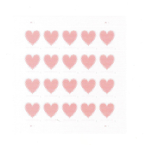 2020 Made of Hearts LOVE Forever Stamps – 20 or 100