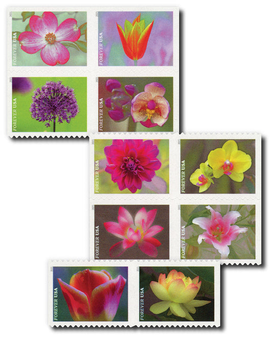 2021 Garden Beauty Forever Postage Stamps — 20 or 100