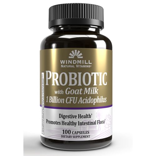 Windmill Probiotic with Goat Milk Capsules, 100 Count