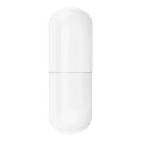Size #0 Hard Gelatin Capsules, White/White (10,000 Count Bulk)