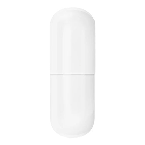 Empty Gelatin Capsules, Size #3, White/White (5,000 Count Bulk)