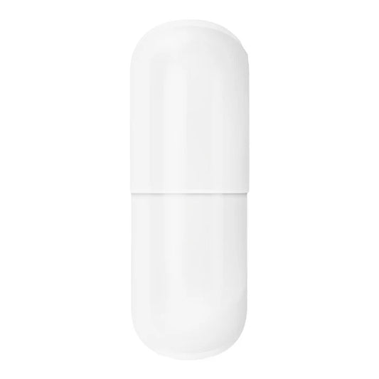 Empty Gelatin Capsules, Size #3, White/White (5,000 Count Bulk)