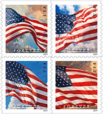 2024 Forever Postage Stamps Roll/Coil - 100 Count