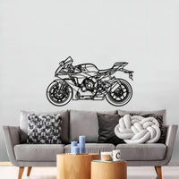 2024 YZF-R1 Metal Motorcycle Wall Art - MT1424