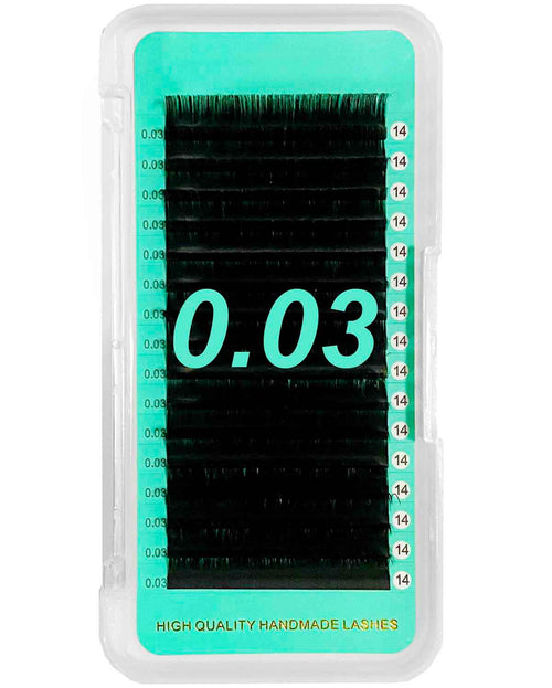 Cashmere PRO Extra Matte Deep Black Lashes 【16 lines no-logo】0.03mm【BEST QUALITY EVER】