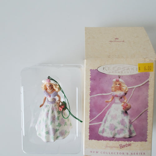 1995 Hallmark Barbie Springtime Barbie Ornament