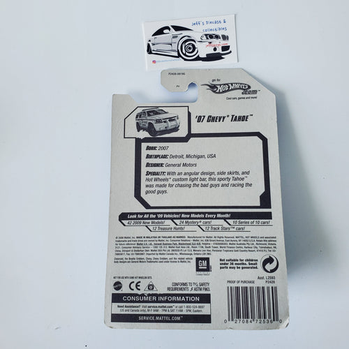 2009 Hot Wheels '07 Chevy Tahoe #108