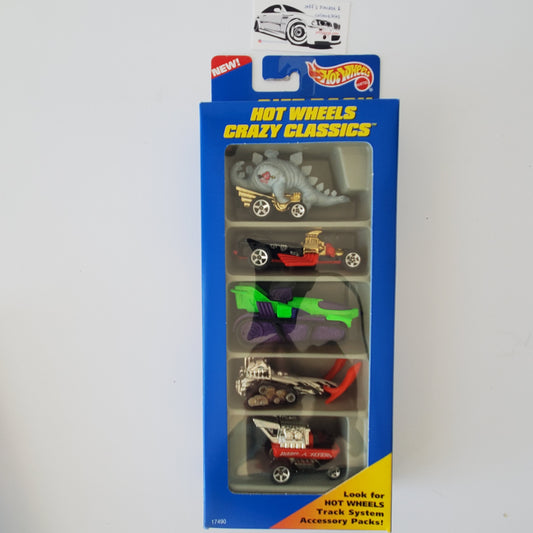 1996 Hot Wheels Crazy Classics 5 Pack