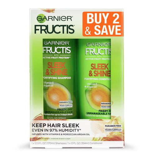Garnier Fructis Fortifying Shampoo and Conditioner Set with Argan Oil; 12.5 fl oz EasyOptionXY LLC
