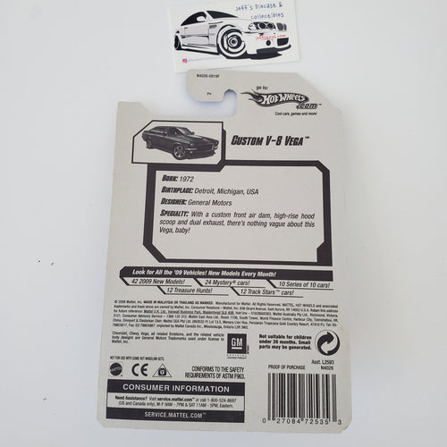 2009 Hot Wheels Custom V-8 Vega #23 Red