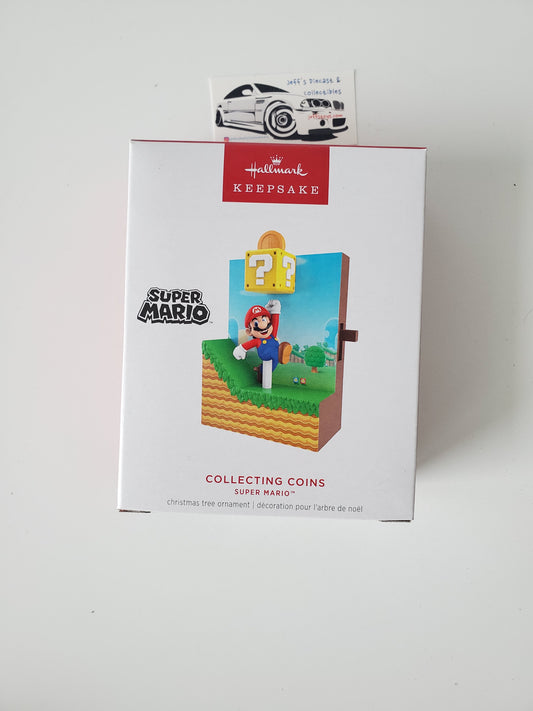 2024 Hallmark Super Mario Collecting Coins Magic Ornament