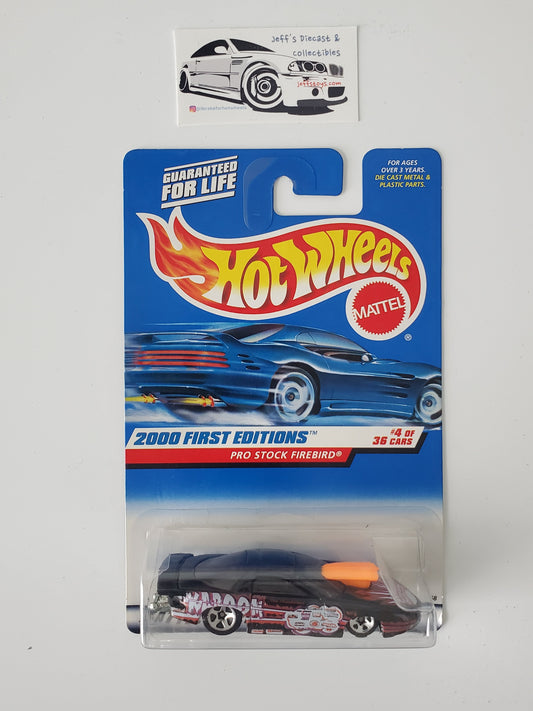 2000 Hot Wheels Pro Stock Firebird #64 Black