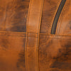 Leather Gym Travel Bag, Round