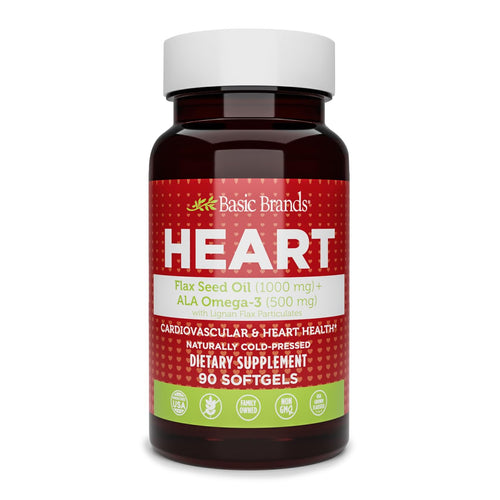 Basic Organics Flax Seed Oil Softgels