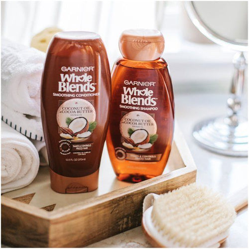 Garnier Whole Blends Smoothing Shampoo and Conditioner; For Frizzy Hair; 1 kit EasyOptionXY LLC