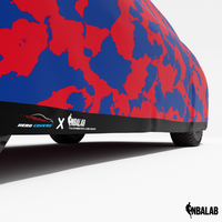 Officially Licensed Detroit Pistons Comouflage Car Covers – Indoor & Outdoor | NBA Protection | HeroCovers