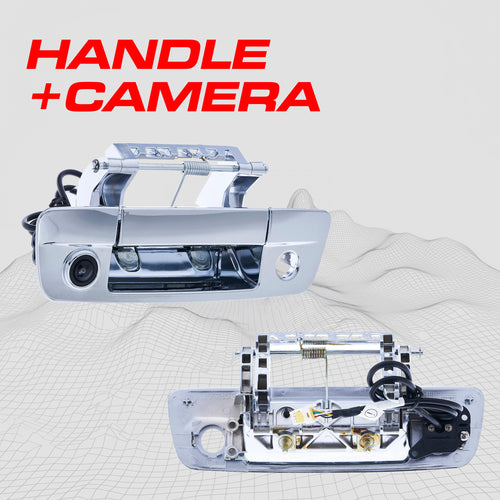 Dodge Ram (2009-2018) Chrome Replacement Tailgate Handle with Backup Camera