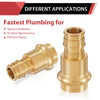 1-1/4" Copper Press x 1-1/4" PEX Expansion Brass Adapter (Lead Free)