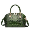 Crocodile Pattern Messenger Shoulder Bag – Stylish Cowgirl Bag for Any Occasion