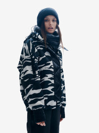 Sloane Insulated Jacket - Zebra