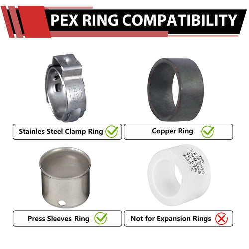 1/2" PEX Crimp X 1/2" FNPT Ball Valve, Blue (Lead Free) Plumbingsell