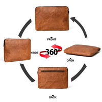 Zento Laptop Sleeve - Tan Brown