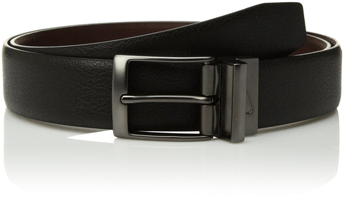 Nike Mens Pebble Feather Edge Reversible Belt Black/Brown 34