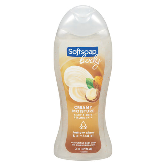 Softsoap Body Wash, Moisturizing, Buttery Shea & Almond Oil 20 Fl Oz