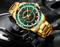 Men's  Modern Sports Waterproof Watch Luxury Unique Design  Fluorescent Hands Perfect Gift