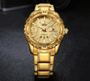 Men's  Luxury Stainless steal Waterproof Watch With Day And Date Display Unique Design Perfect Gift In Modern Metal Men  Wrist Watch Design