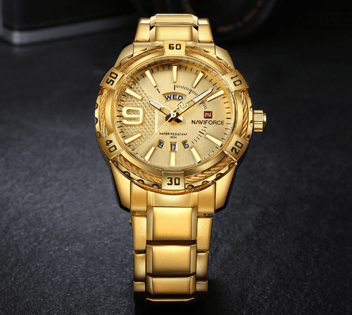 Men's  Luxury Stainless steal Waterproof Watch With Day And Date Display Unique Design Perfect Gift In Modern Metal Men  Wrist Watch Design