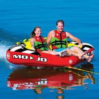 WOW Sports Mojo 1- 3 Person Towable Water Tube For Pool and Lake (16-1070)
