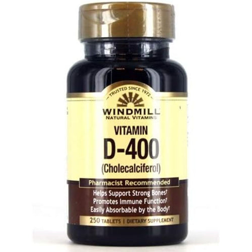 Windmill Vitamin D3 400IU Tablets 250