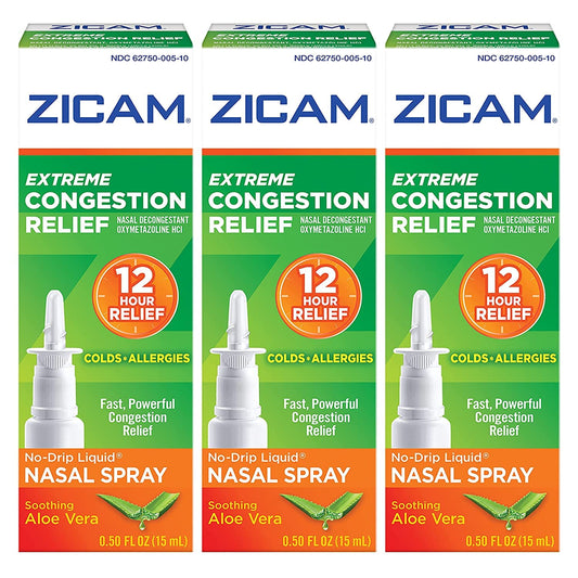 Zicam® Extreme Congestion Relief Aloe Vera No-Drip Nasal Spray, 0.5 oz