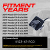 Mazda CX-5 w/o AVM (2017-2024) OEM Replacement Backup Camera OE Part # K123-67-RC0