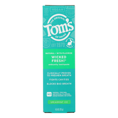 Tom's of Maine® Wicked Fresh! Spearmint Ice SLS-Free Toothpaste, 4 oz