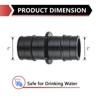 10 Pcs PEX A Expansion 2" x 2" PPSU Coupling Wholesale