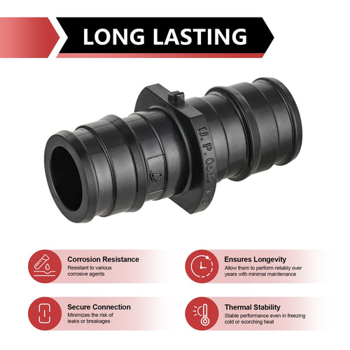 10 Pcs PEX A Expansion 2" x 2" PPSU Coupling Wholesale