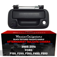 Ford F150 F250 F350 F450 F550 (2005-2016) Black Replacement Tailgate Handle with Backup Camera