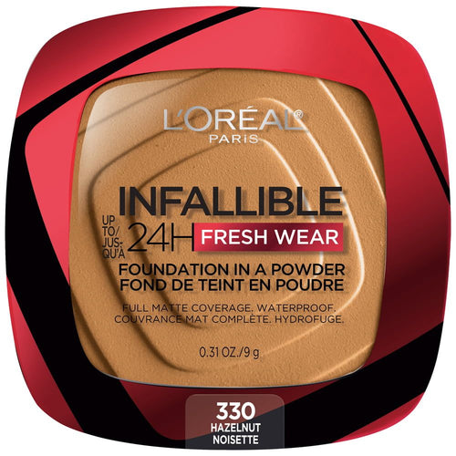 L'Oreal Paris Infallible Up to 24H Fresh Wear Foundation in a Powder; Hazelnut; 0.31 oz EasyOptionXY LLC